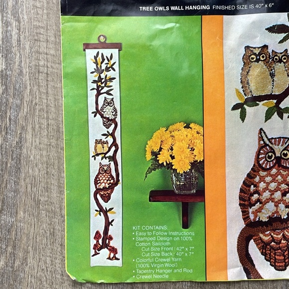 •| vintage crewel kit - Picture 2 of 4